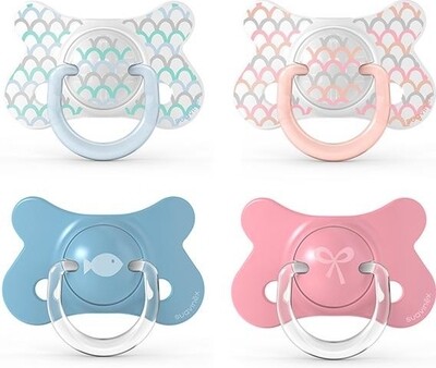 Suavinex | Chupeta Fusion Silicone 2-4m Cor/Div