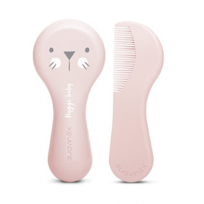 Suavinex | Conjunto de Escova e Pente Infantil  Rosa