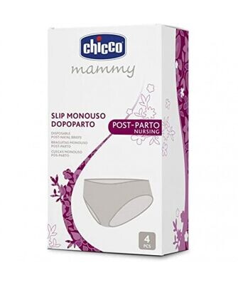 Chicco | Cueca Mono Uso Pós-Parto Nº 36 - 4 Pcs