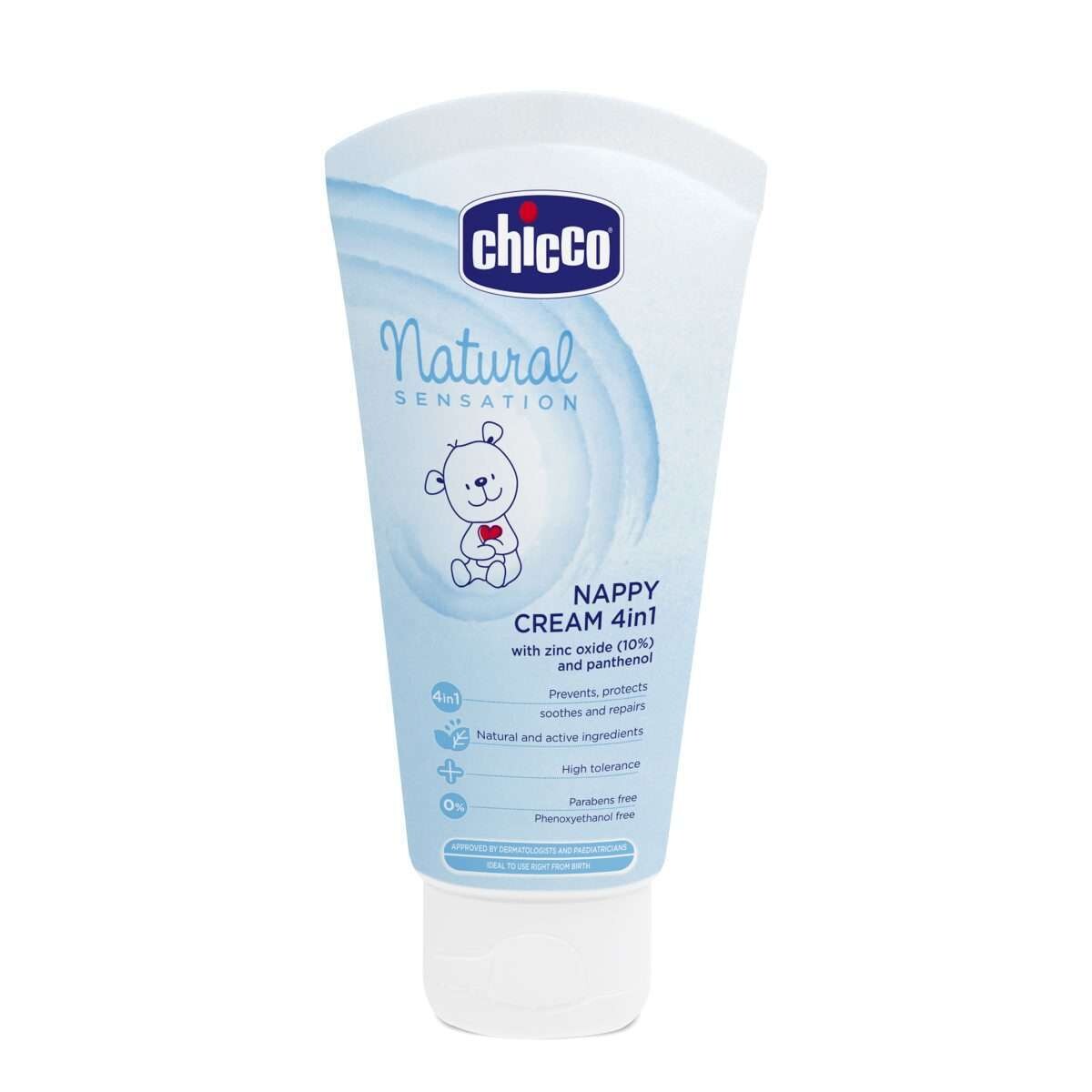 Chicco | Creme Para Fraldas 4 Em 1 Natural Sensation - 100ml