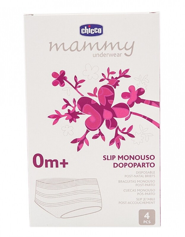 Chicco | Mammy Cuecas Monouso Pós-Parto Rede Elástica 4 Pcs