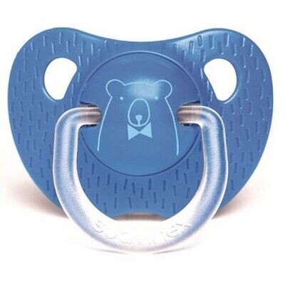 Suavinex | Chupeta Silicone Anatómica Evolution Urso 6-18m Azul