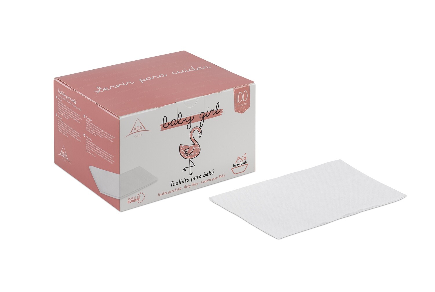 ADA | Toalhitas de banho para bebé Girl CX-100
