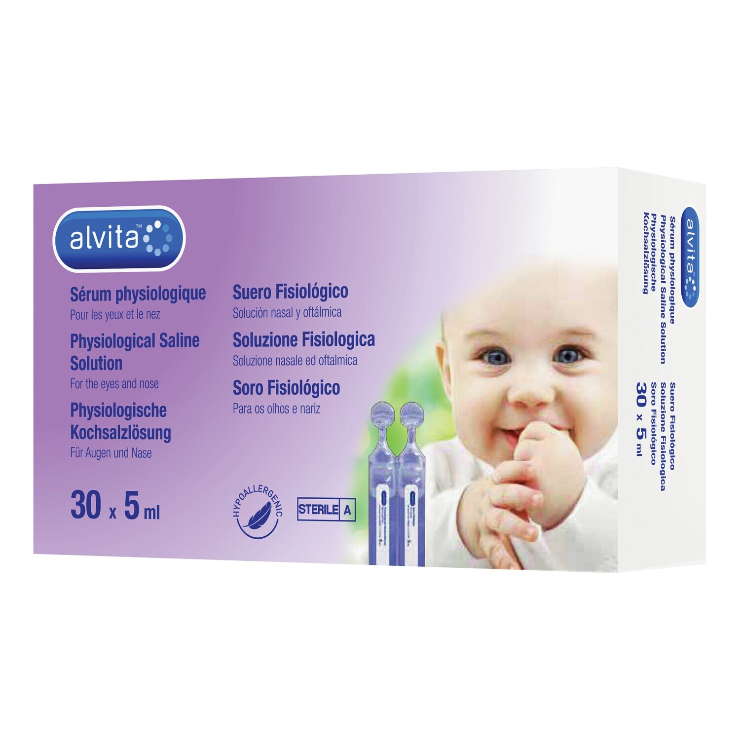 Alvita | Soro Fisiológico 5ml x 30 Und