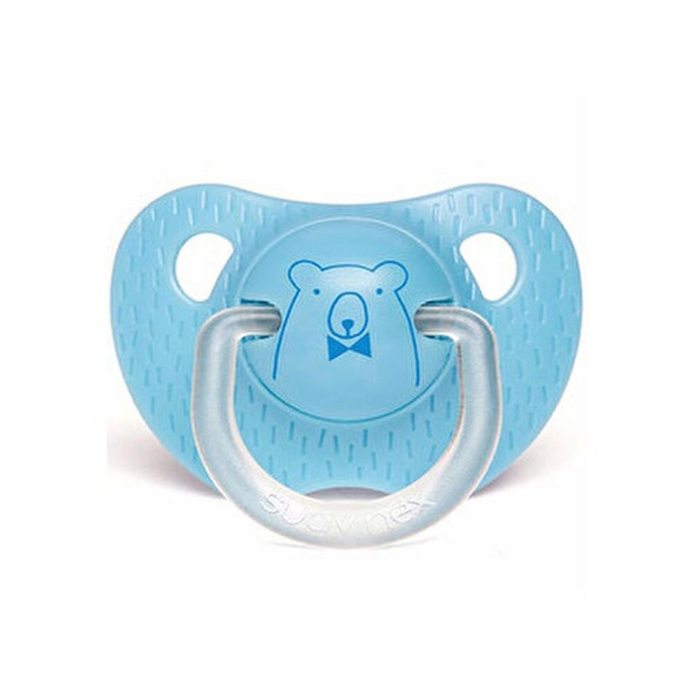 Suavinex | Chupeta Silicone Anatómica Evolution Urso 0-6m Azul
