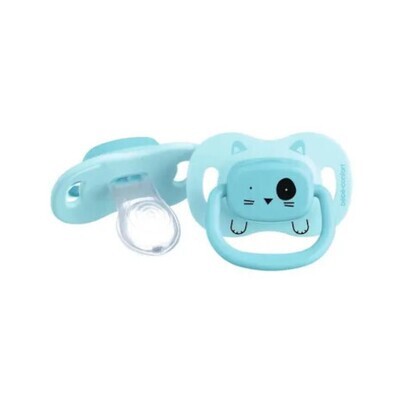 Bébé Confort | Chupeta Reversível Silicone 0-6M Minimalist Animal Azul 2 Un.