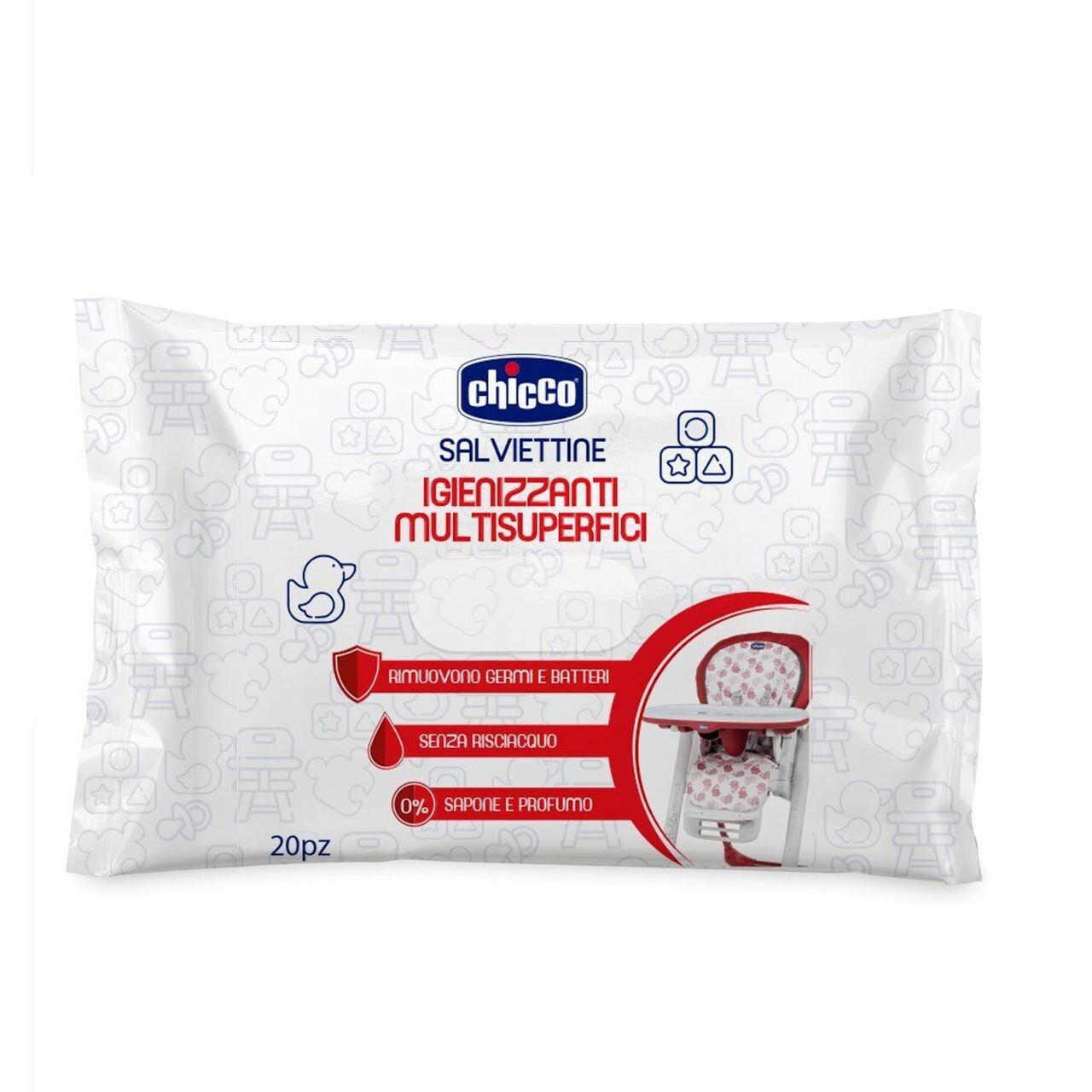 Chicco | Toalhitas de Limpeza Multi-Superfícies 20Und