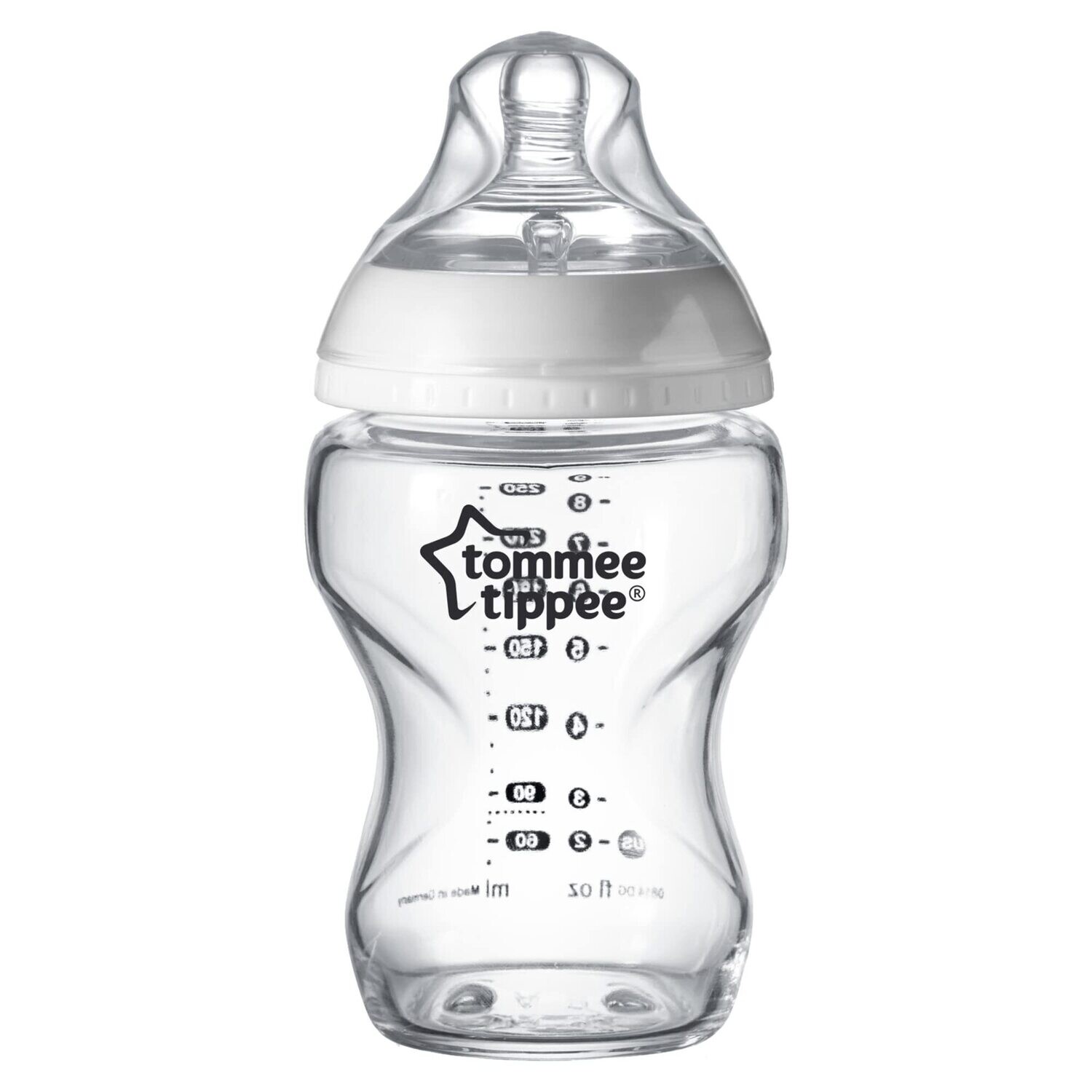 Mamadeira de vidro 250ml Tommee Tippee Closer to Nature