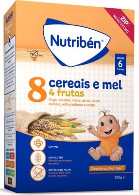 Nutriben | 8 Cereias e Mel 4 Frutos 250g