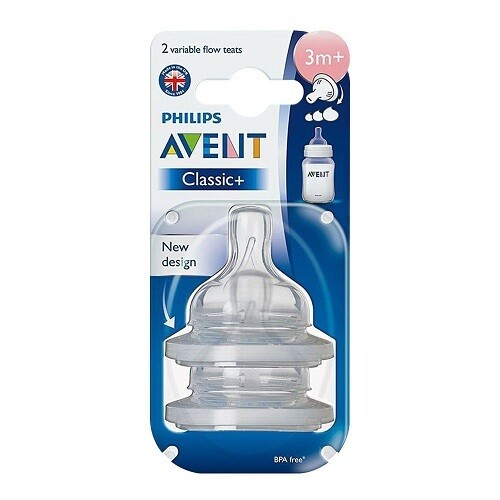 Avent | Tetina Variavel - 1 Orificios 3M+