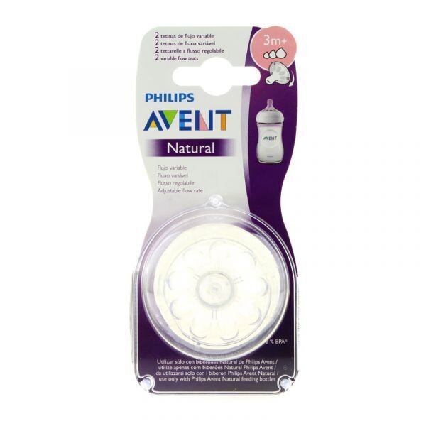Avent | Tetina Natura Fluxo Lento 3M+