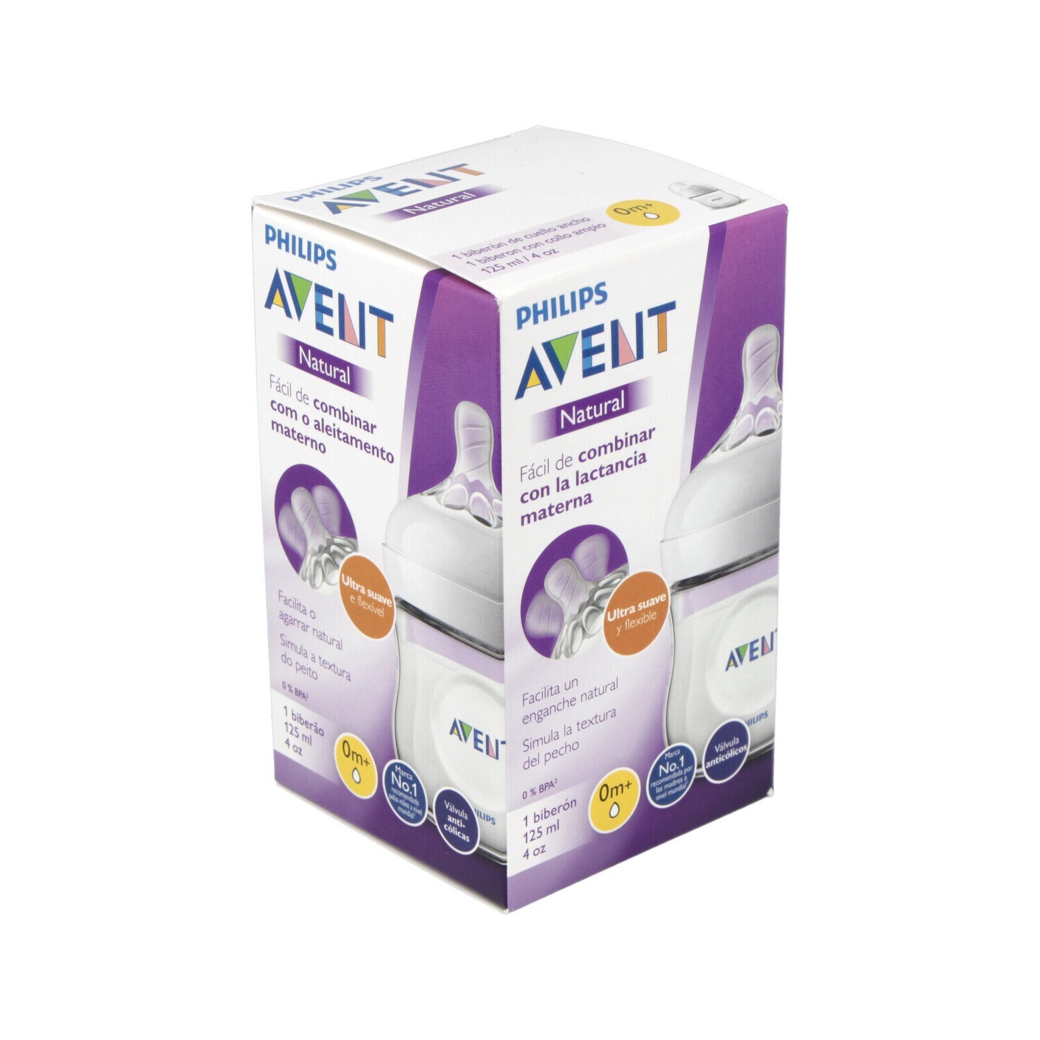 Avent | Biberao Natural Plastico 125ML