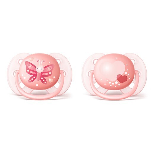 Avent | Chupeta Suave 6-18M  Mix Decor x2