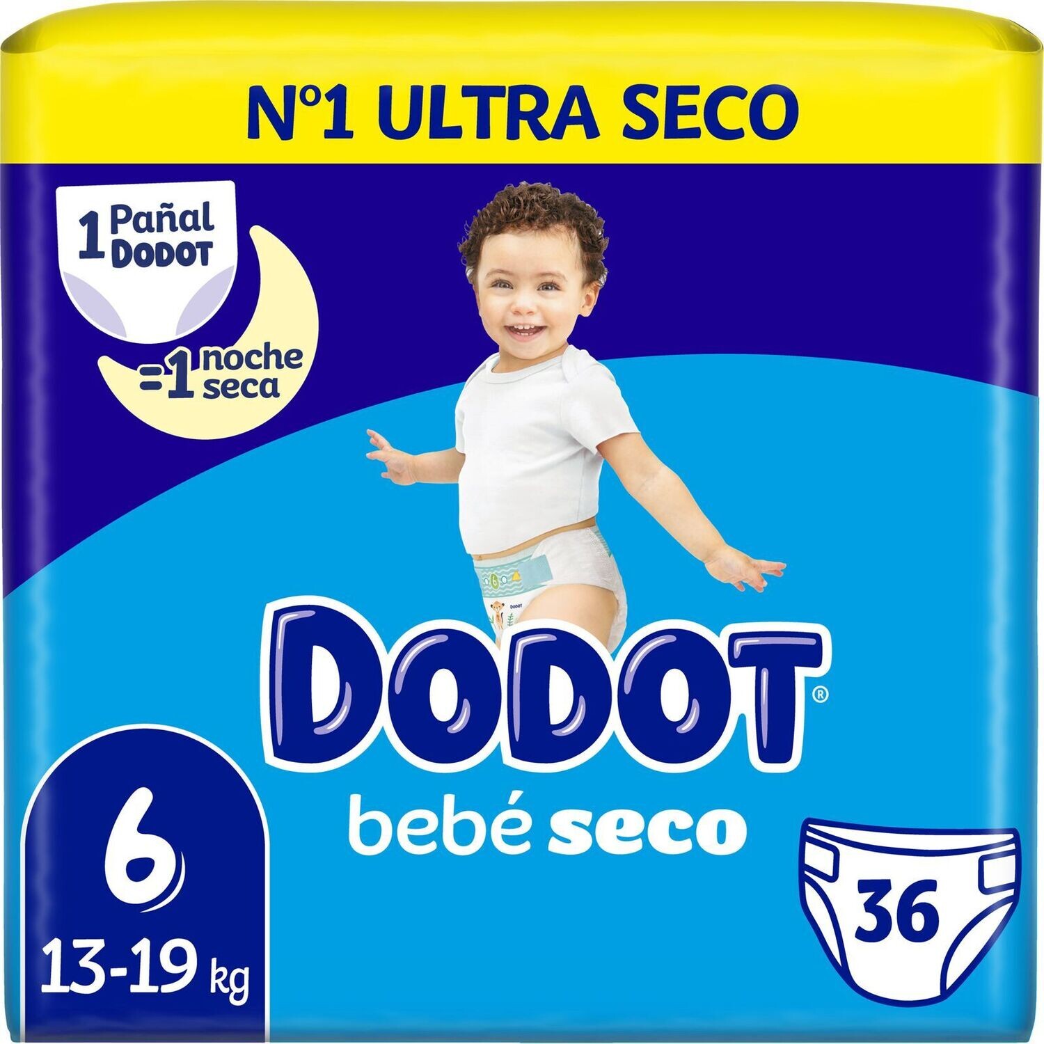 Dodot Bebé Seco: Noites tranquilas e pele protegida.