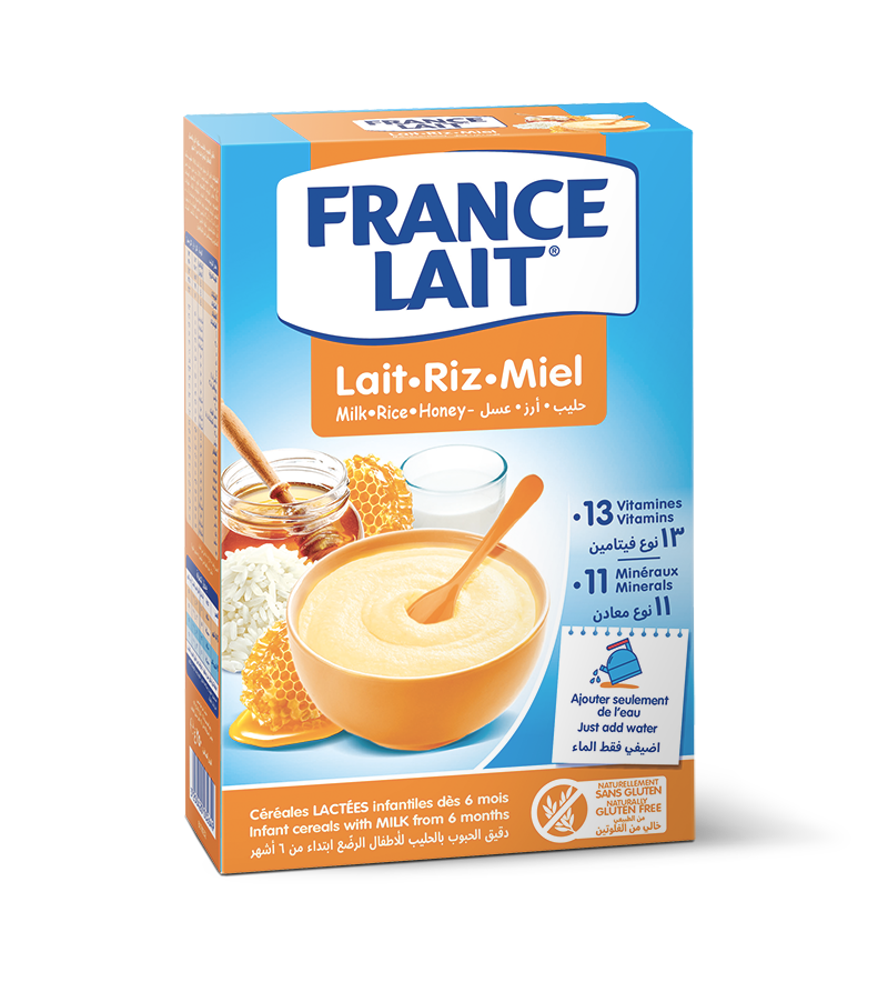 France Lait | Cereals Milk Rice Honey 250g