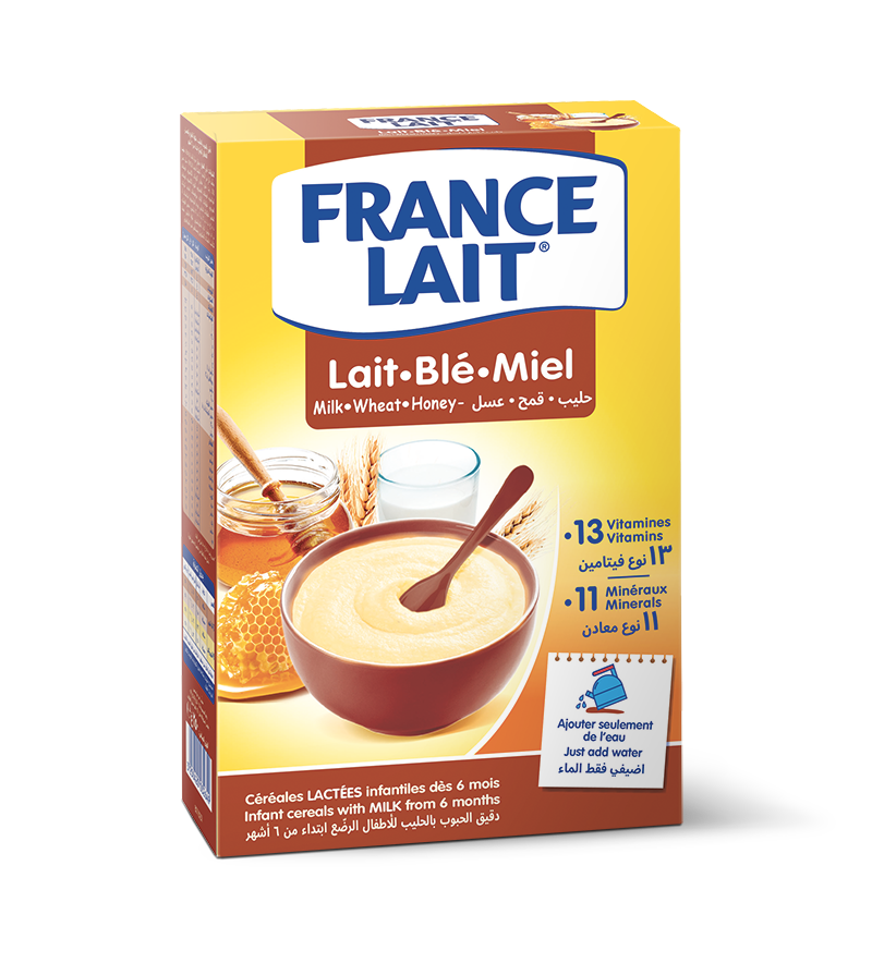 France Lait | Cereals Milk Wheat Honey 250g