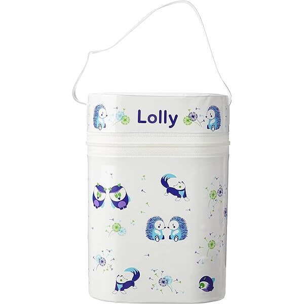 Lolly | Porta Mamadeira Zoo Azul - Lolly, 2 Biberões