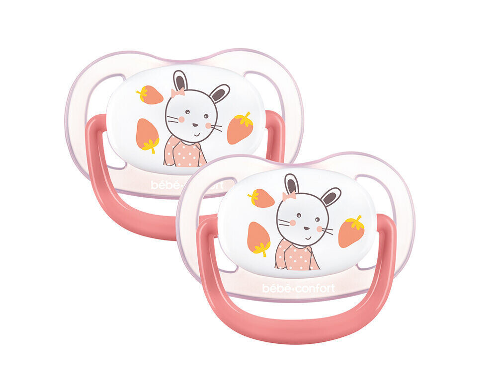 Bébé Confort | Chupeta Physo Air Silicone 0-6M Rosa/Amarelo Gardener 2 Un.