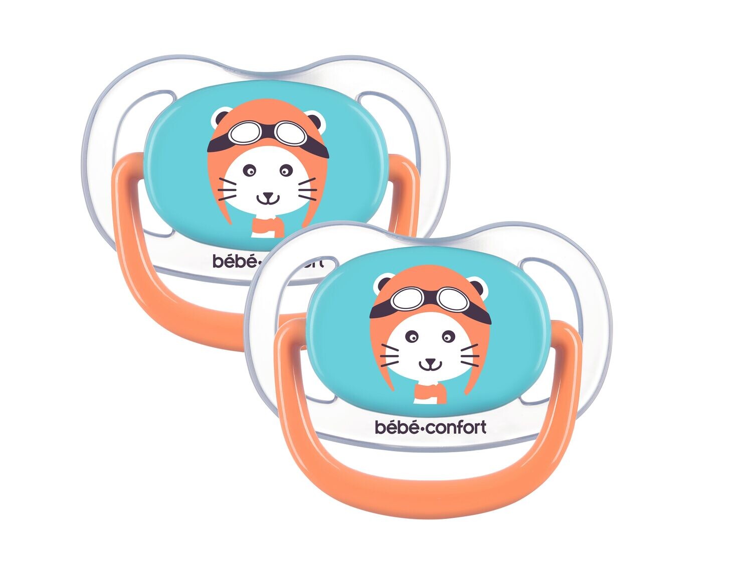 Bébé Confort | Chupeta Physio Air Silicone 0-6M Azul/Laranja Traveller 2 Un.