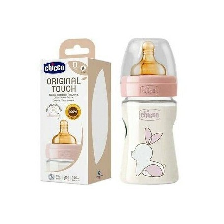 Chicco | Biberão Original Touch PP 0m+ 150ml Rosa