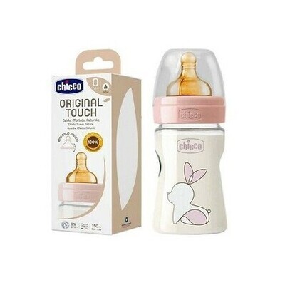 Chicco | Biberão Original Touch PP 0m+ 150ml Rosa