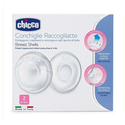 Chicco | Conchas Coletoras de Leite NaturalFeeling (2 Unidades)