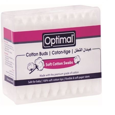 Optimal | Cotonetes de Algodão - Largo (55 Un)