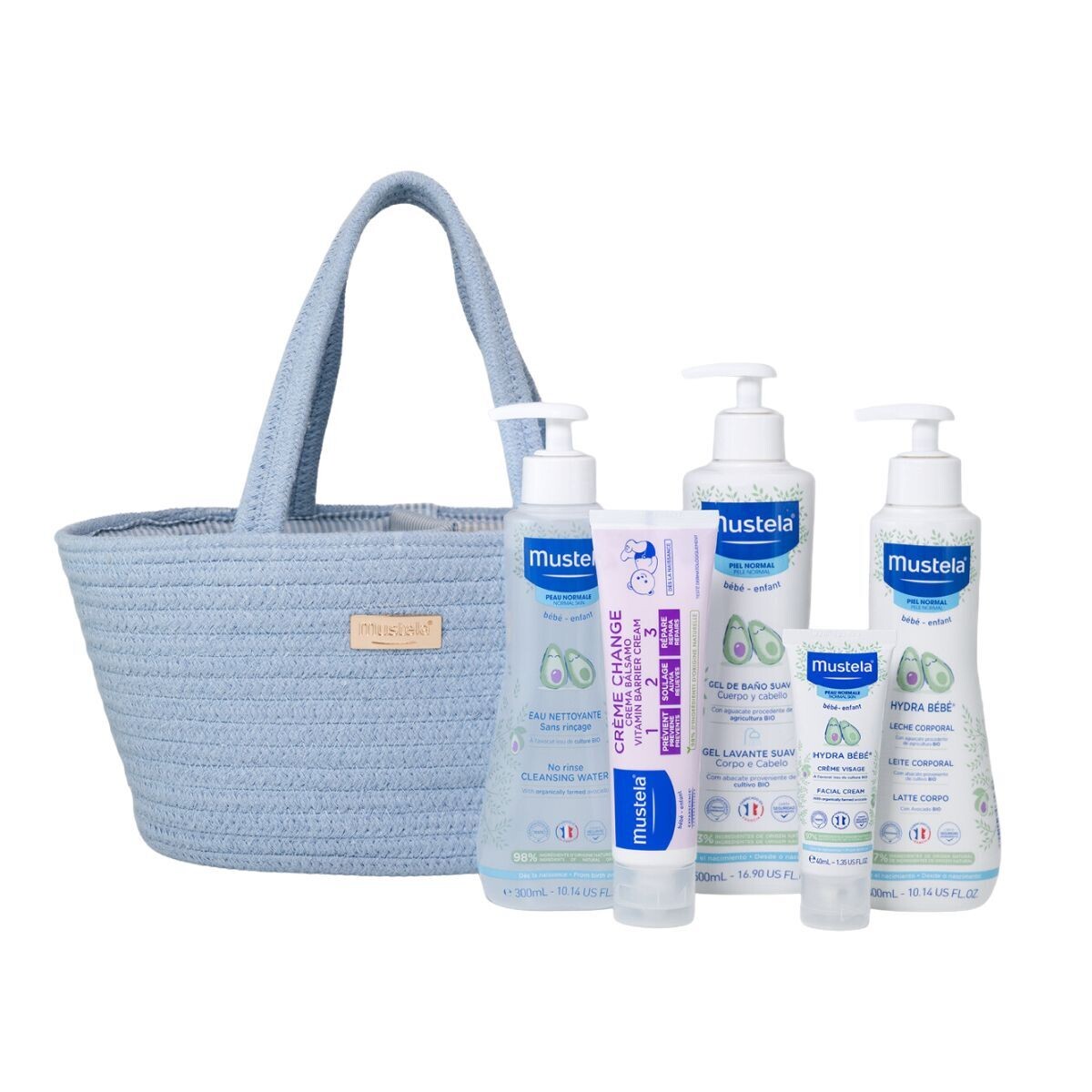 Mustela | Cesta Essenciais Bebé Azul
