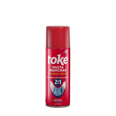  Toke Spray Tira Manchas 2 em 1 200ml: Solucione manchas em roupas e tecidos rapidamente e com eficiência.