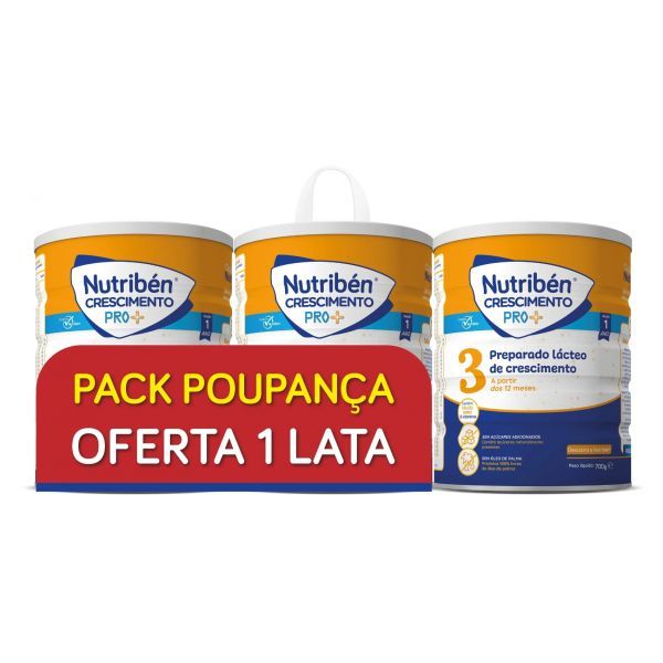 Nutriben | Crescimento PRO + 800 g Trio Leite