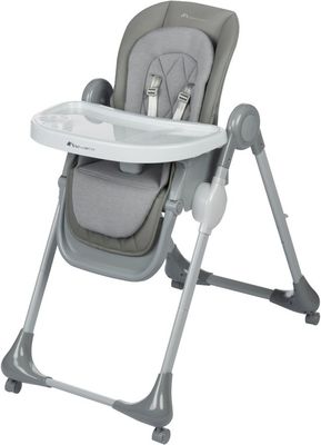  Cadeira de Refeição Bébé Confort Olea Tinted Gray: Design ergonómico, reclinação em várias posições e materiais fáceis de limpar para o conforto e praticidade do seu bebé.