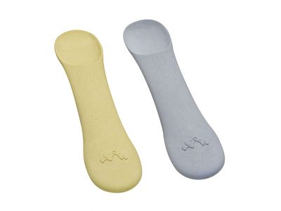 Conjunto de Colheres Happy 12m+ Bébé Confort: Cabo ergonómico, pontas arredondadas e antiderrapantes, feitas de materiais livres de BPA, proporcionando uma alimentação prática, segura e divertida para o seu bebé a partir dos 12 meses.