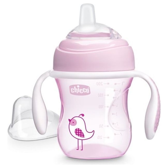 Chicco | Copo de Transição Rosa 4M+ 200ml