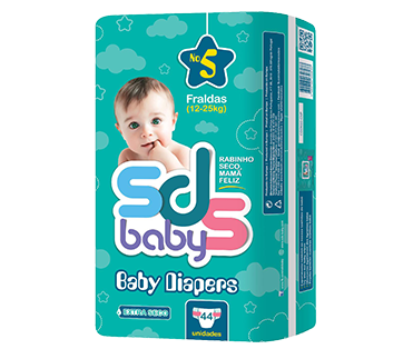 SDSBaby | Fraldas para Bebé T-5 (12-25Kg) - 44 Unidades