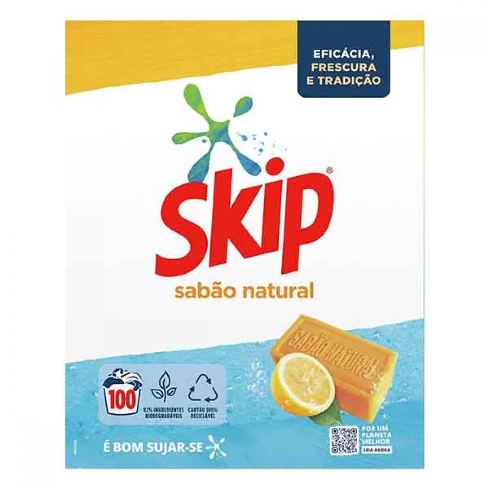Skip Sabão Natural para Bebês: Limpeza delicada e eficaz para as roupinhas do seu pequeno.