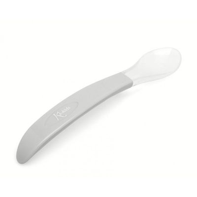 Colher de silicone Kiokids Step 2 para bebés a partir dos 6 meses.