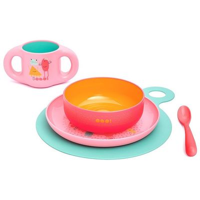 Suavinex | Conjunto de Refeição Rosa 6 M+