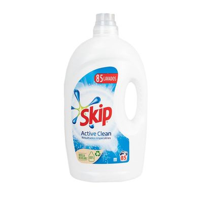 Limpeza poderosa e duradoura com o Skip Active Clean.