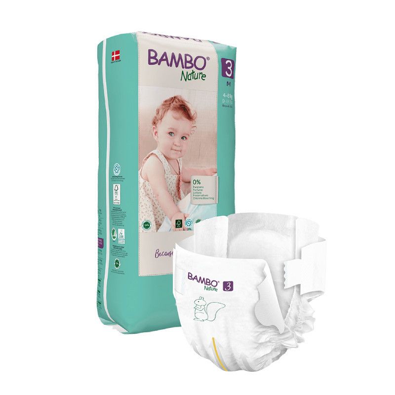 Bambo Nature | Fraldas 3M (4-8Kg) X52