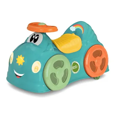 Chicco ECO+ Cavalgável All Around Verde com buzina e arrumação.