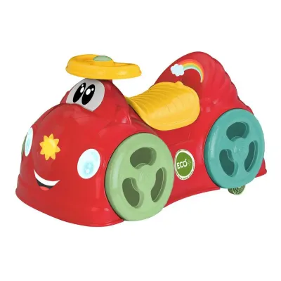 Chicco ECO+ Cavalgável All Around Vermelho com buzina e arrumação.