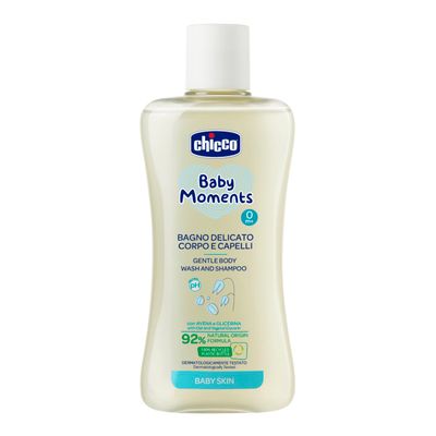 Chicco | Baby Moments Shampoo Suave Cabelo e Corpo 200ml