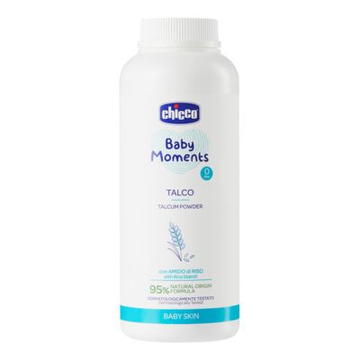 Pó Talco Baby Moments Chicco – Proteção e frescor para a pele do bebê.