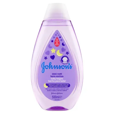Johnson&#39;s Gel de Banho Bons Sonhos 500ml – Cuidado Relaxante para Bebês