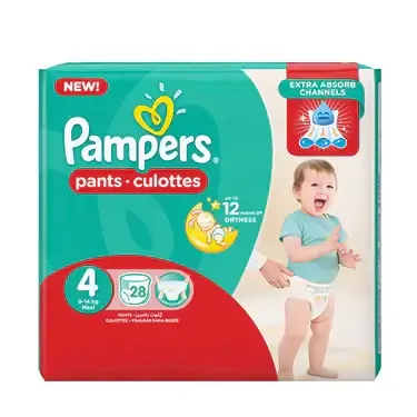 Fralda Pampers Pants Baby Dry Tamanho 4 24 Unidades