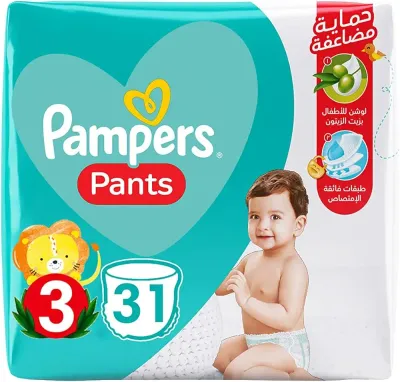 Fralda Pampers Pants Baby Dry Tamanho 3 31 Unidades