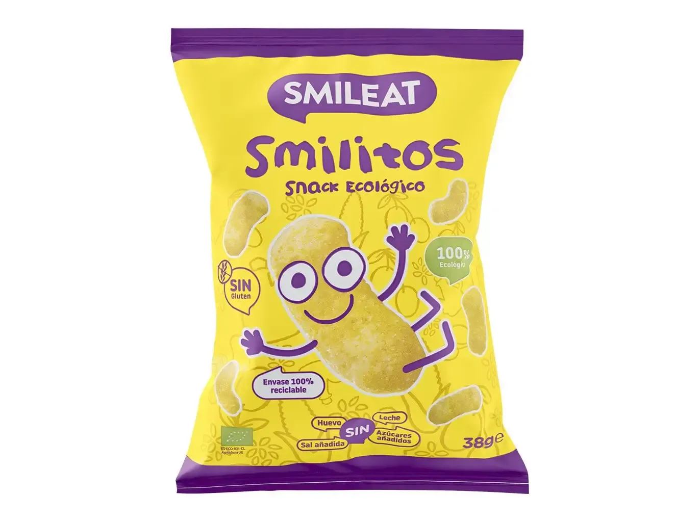 Smileat Snacks Bio Smilitos Milho 38g