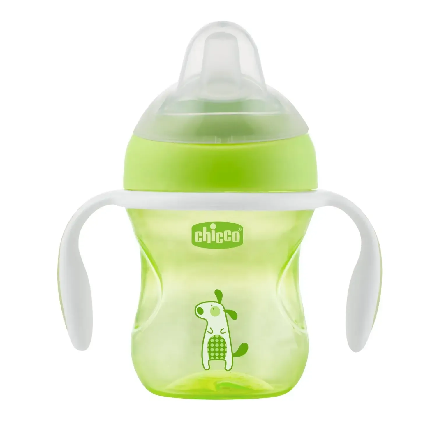 Copo de Transição Chicco Verde para bebês 4M+ 200ml - Transição suave do biberão para o copo comum