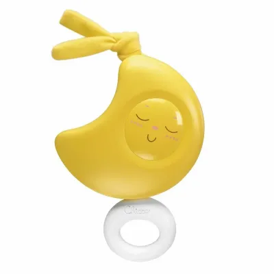 Lua Musical Chicco para bebés 0M+ - Projetor de melodia suave que se prende ao berço, ideal para acalmar e estimular recém-na