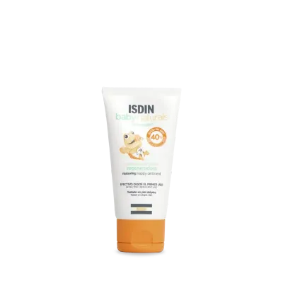Creme ISDIN BabyNaturals ZN40 50ml para regeneração da pele do bebé na zona da fralda.